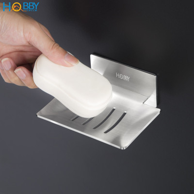 Khay đựng xà phòng dán tường inox 304 có keo dán Hobby Home Decor SB5