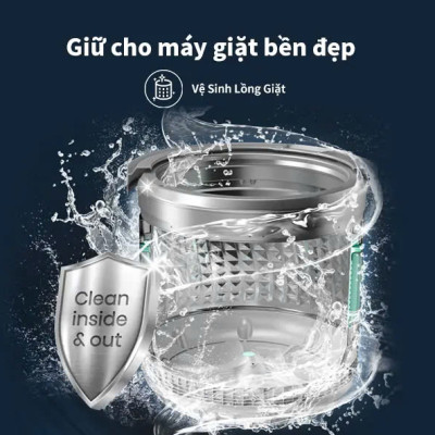 Máy giặt Hisense cửa trên WTZQ1015UT 10.5kg bộ lọc xơ vải kép, bảo hành 3 năm - HÀNG CHÍNH HÃNG