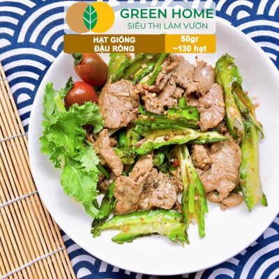 Hạt Giống Đậu Rồng Green Home, GÓI 50GR, Dễ Trồng Quanh Năm, Nảy Mầm Cao, Thu Hoạch Nhanh T46