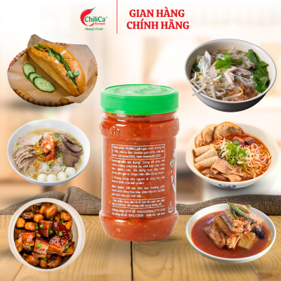 Combo 3 sản phẩm của Chilica gồm: Tương Ớt Chilica 255g; Ớt Bằm Chilica 212g; Ớt Bằm Chilica Có Tỏi 212g