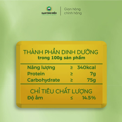 Nếp Cái Hoa Vàng Vinh Hiển Túi 1KG - Dẻo nhiều, thơm ngon