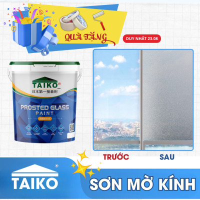 Combo 2 Kg Keo Sơn Mờ Kính Chống Nhìn Trộm TAIKOMI, Keo Sơn Bóng Mờ Kính Văn Phòng, Mờ Kính Cửa Sổ, Nhà Tắm, Phòng Ngủ