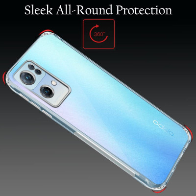 Ốp lưng silicon dẻo cho Oppo Reno 7Z hiệu Ultra Thin trong suốt mỏng 0.6mm độ trong tuyệt đối chống trầy xước - Hàng nhập khẩu