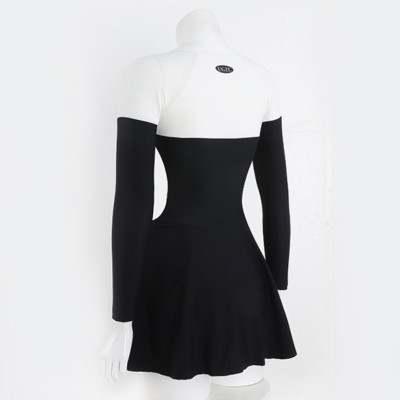 Bộ đồ bơi bikini nữ 1 mảnh kín đáo đi tắm biển giấu bụng váy liền áo dài tay chống nắng - B.27