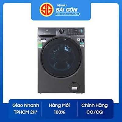 Máy giặt Electrolux Inverter 10Kg EWF1024P5SB - Tự động gỡ rối quần áo - Hàng chính hãng - Chỉ giao HCM - 