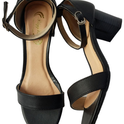 Giày Sandal Cao Gót BIGGBEN Da Bò Thật SDCG56