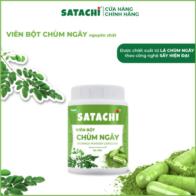Vien Bột Chùm Ngây nguyê n ch ất SATACHI. Hộp 180 viên
