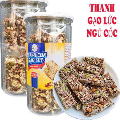 [Combo 2 Hũ] Thanh Gạo Lứt Ngũ Cốc Siêu Hạt Thơm Ngon SK FOOD - Mỗi Hũ 250g