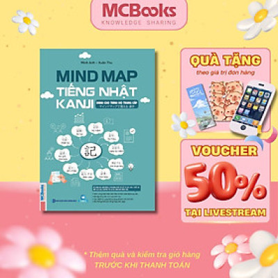 Sách - Mindmap Kanji Tiếng Nhật Dành Cho Trình Độ Trung Cấp - MCBooks