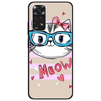 Ốp lưng dành cho Xiaomi Redmi Note 11 4G mẫu Meo Meo