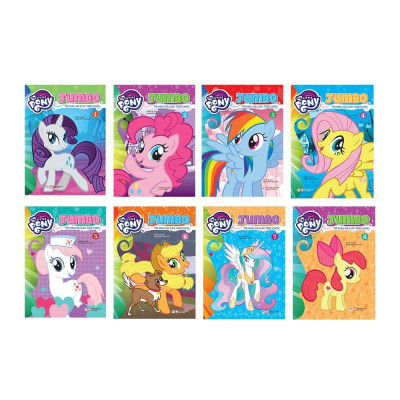 Sách Tô Màu - My Little Pony - Jumbo Tô Màu Và Các Trò Chơi 2 - Tân Việt Books