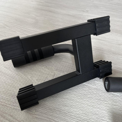 Dụng Cụ Hít Đất, Chống Đẩy Chính Hãng ADIDAS ADAC-12233 Iron Push Up Bars (1 Cặp) - Chịu Tải 150Kg