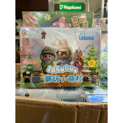 Hộp 12 Túi Mù FullBox Crybaby, Labubu, Blind Box Mini Quà Tặng Cho Các Bé, Mô Hình Mini