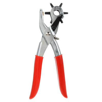 Dụng Cụ Bấm Lỗ Dây Nịt 6 Đầu Bấm - Hàng Chính Hãng 