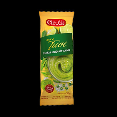 Hộp Chấm Muối Ớt Xanh Cicook (5 tặng 1) 180G