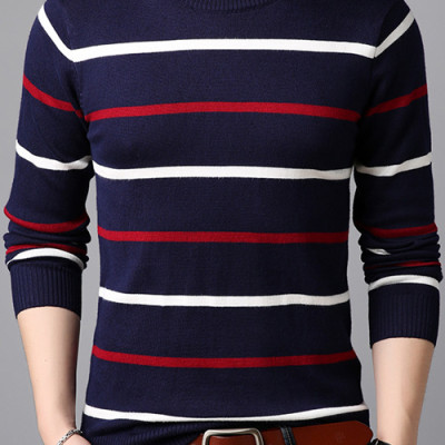 Áo len dài tay nam thời trang Hàn Quốc SAL214 Xanh than