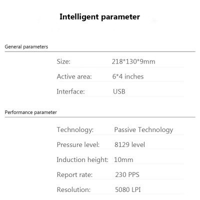 Máy tính bảng vẽ đồ họa kỹ thuật số VEIKK S640 6 * 4 inch và Bút cảm ứng 5080 LPI một chạm 