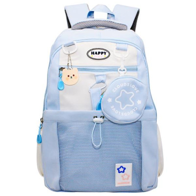 Ba Lô Thời Trang Kèm Gấu Bông - Baoding Yunxi 3-009 - Màu Xanh Dương