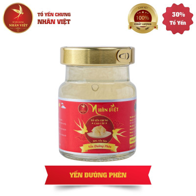 Lốc 6 Hũ Yến Chưng Đường Phèn Nhân Việt 30% Yến 70ml/Hũ
