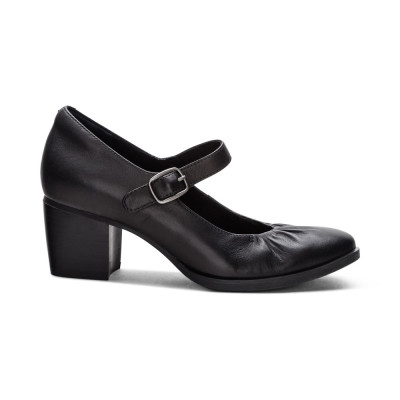 Giày cao gót sức khỏe nữ Aetrex Sara Black - Giày bít gót cao 6p, đế đệm giảm đau chân