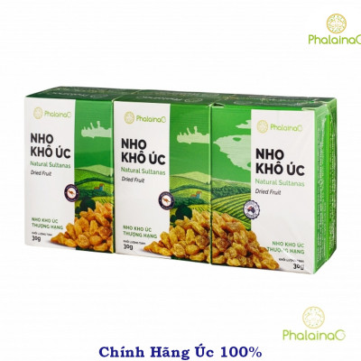 Nho Khô Úc Thượng Hạng Hôp 180g