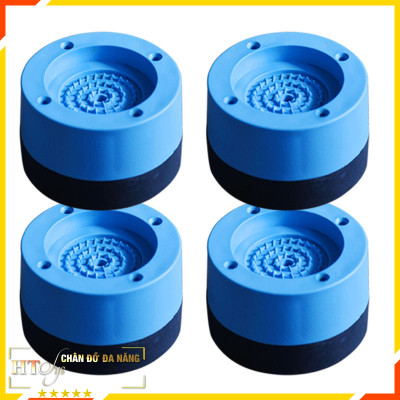 Bộ 04 chân đế cao su chống rung máy giặt - HT SYS - Đế chống rung máy giặt - Đế chống ồn máy giặt, máy sấy,tủ lạnh, bàn ghế - Giao màu ngẫu nhiên