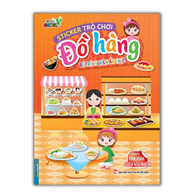 Sách - Sticker Trò Chơi Đồ Hàng - Bé Đên Tiệm Thú Cưng, Bé Đi Mua Sắm, Bé Trải Nghiệm Ẩm Thực, Bé Đi Cắm Trại - Combo 4 Cuốn - Minh Thắng