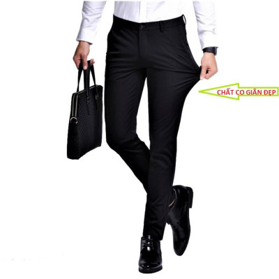 QUẦN ÂU NAM VẢI CO GIÃN CHẤT ĐẸP - QUẦN TÂY NAM - QUẦN NAM