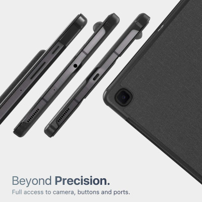 Case bao da chống sốc cho Samsung Galaxy Tab S6 Lite 2022 / 2020 10.4 inch (SM - P615 / P610) hiệu HOTCASE thiết kế siêu mỏng hỗ trợ Smartsleep, gập nhiều tư thế, mặt da siêu mịn - hàng nhập khẩu