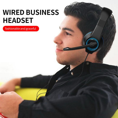 Tai nghe chơi game eFound E-622.Đèn LED, micrô có thể điều chỉnh 