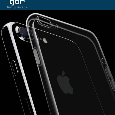 Ốp Lưng Silicon Trong Suốt Gor Cho Iphone 11/ 11 Pro/ 11 Pro Max/ 12/ 12 Pro/ 12 Pro Max/ XR/ Xs Max/ XS Có Gờ Bảo Vệ Camera - Hàng Nhập Khẩu