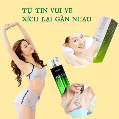 COMBO 2 Lọ Xịt Khử Mùi SAKITO LANCEJ 50ml, Sạch Vùng Nách, Ngăn Tiết Mồ Hôi, Không Ố Vàng Áo