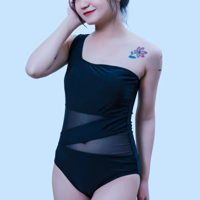 Đồ Bơi Một Mảnh Lệch Vai LMcation Angela - Màu Đen