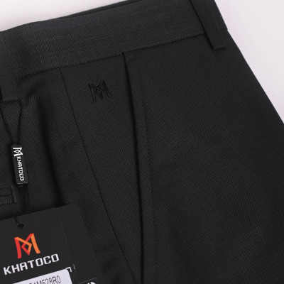 Quần tây nam Khatoco màu xám đậm (tặng vớ Khatoco cao cấp)