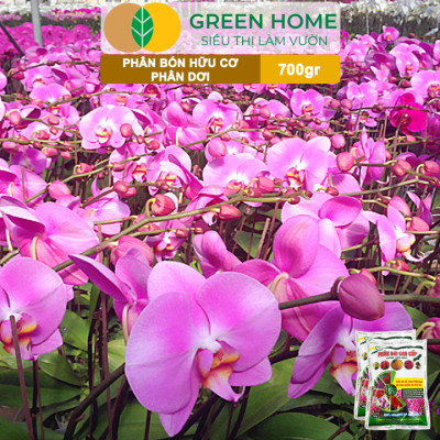 Phân Dơi Greenhome, Bao 700gr, Viên Nén, Đã Qua Xử Lý, Ra Rễ Mạnh, Hoa Nhiều, Tốt Cho Lan, Kiểng, Rau, Cây Ăn Trái