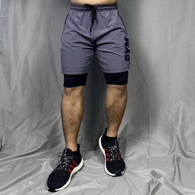 Quần 2 lớp tập gym nam thể thao DOGYMSHOP chất vải si giãn nhanh khô thoáng khí QG2L4