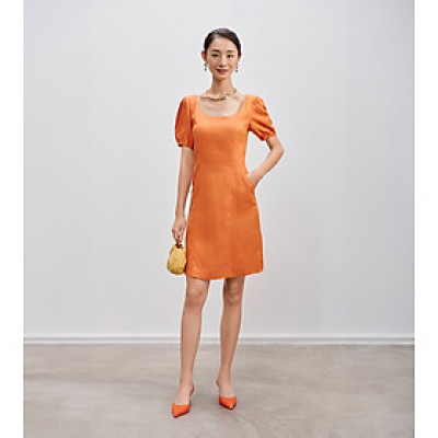 Đầm Ôm Linen Mơ Nghiền DRE195 thời trang thiết kế Hity