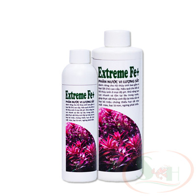 Phân nước PTV Extreme Fe bổ sung sắt fe cây lá đỏ bể thủy sinh