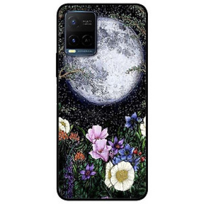 Ốp lưng dành cho Vivo Y21 - Vivo Y21s mẫu Trăng Sáng Và Hoa