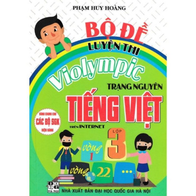 Sách - Bộ đề luyện thi Violympic Trạng nguyên Tiếng Việt 1, 2, 3, 4  trên Internet