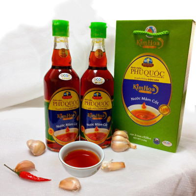 Nước mắm Cốt Kim Hoa Phú Quốc 35 đạm chai 520ml