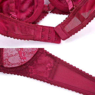 Bộ Đồ Lót Ren Siêu Mỏng Có Gọng Không Đệm