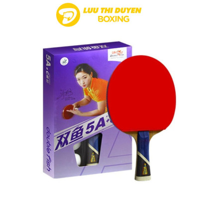 Vợt Bóng Bàn Double Fish - Lừu Thị Duyên Boxing - Model 2AC, 3AC, 4AC, 5AC - Mẫu mới, kèm 2 quả bóng bàn