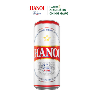 Combo 2 Thùng Bia Hanoi Premium - Thùng 24 lon 330ml