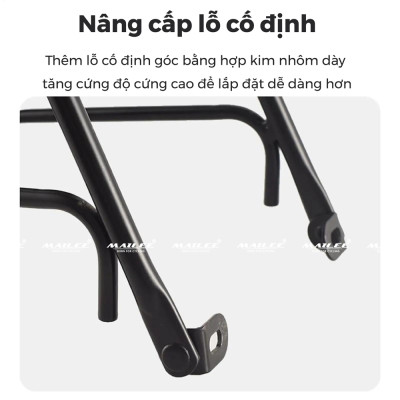 Giá Trước Xe Đạp, baga trước xe đạp Địa Hình GT-6301 chất liệu Nhôm cho Giỏ xe/hành lý Chắn Trước Phụ Kiện Đạp Xe, dành cho vị trí chờ có sẵn - Mai Lee