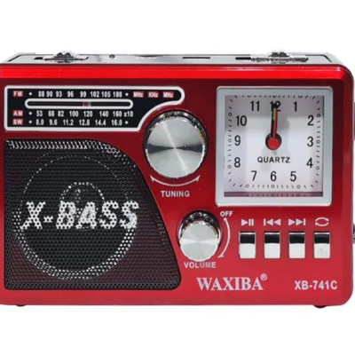 ĐÀI LOA WAXIBA XB-XB741C Hàng Chính Hãng CÓ ĐỒNG HỒ