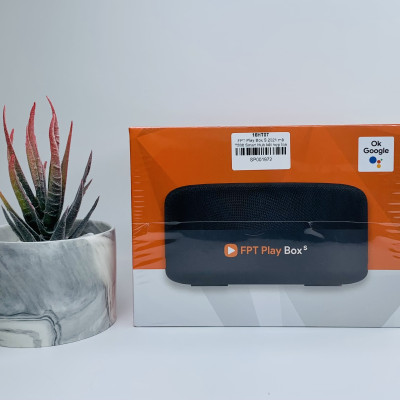 FPT Play Box S 2021 – Chính hãng FPT Telecom (Mã T590) – Kết hợp Tivi Box và Loa thông minh chính hãng.