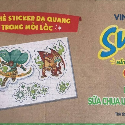 Sữa chua uống hương táo nho Vinamilk Susu - Thùng 48 hộp 110ml.