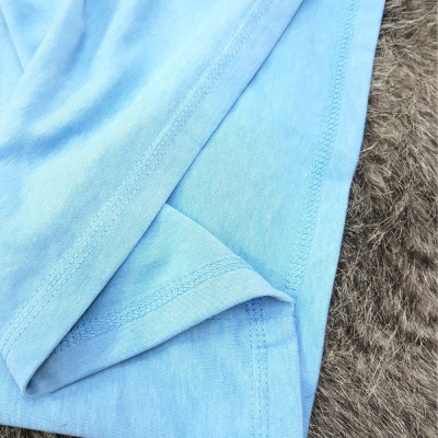 Áo thun nam nữ 80% Cotton Blue07