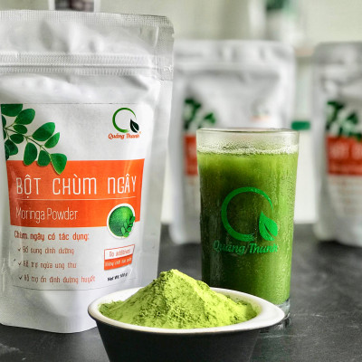 Bột Chùm Ngây Sấy Lạnh Nguyên Chất Gói 100gr  - Bột dinh dưỡng ăn dặm cho bé, tăng cường sức khỏe